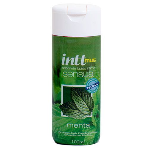 Sabonete Líquido Íntimo Sensual Menta 100ml Intt